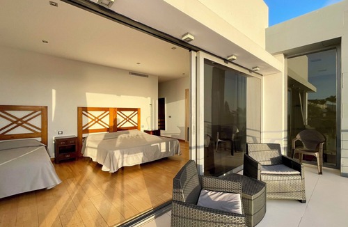 Costa Adeje Villa | 5 Bedroom Villa With Heated Pool, Garden With BBQ & Views Over Hills And Ocean