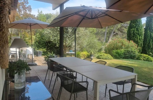 Villeneuve-les-Avignon Villa | 5 Minutes From Avignon, Villa + Pool Panoramic View of Palais des Papes