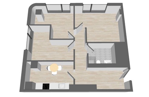 Westend-Sud Resort | 69 m² Private room ∙ 1 bedroom ∙ 1 guest