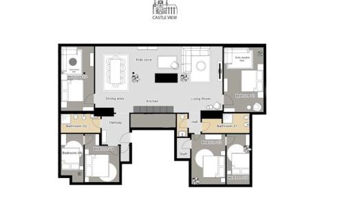 Karlin Apartment | 6BR Castle V!EWS A/C luxury Dolce Vita apartment