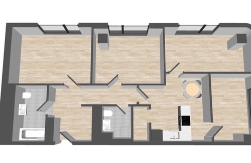 Westend-Sud Resort | 70 m² Private room ∙ 1 bedroom ∙ 1 guest