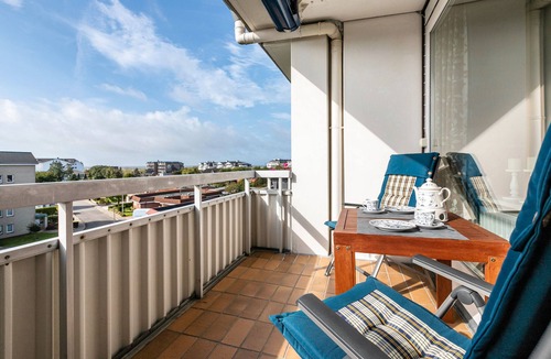 Busum Apartment | Apartment 'Muschelbank No 4' with Sea View, Balcony and Wi-Fi