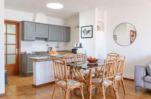 Playa Blanca Apartment | Apartment "Puerto Chico 7" with Sea View, Shared Pool, Terrace & Wi-Fi