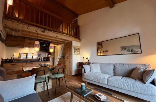 Les Tines Apartment | Appartement ensoleillé aux Tines, vue Massif