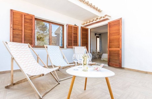 Cala San Vicente Villa | "Can Botana 9" with Mountain View, Pool, Air Conditioning, Balcony & Garden