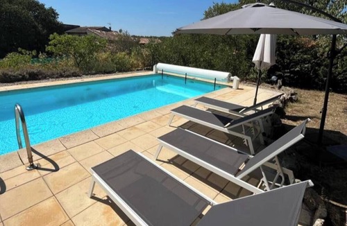 Chandolas House | Charming house with swimming pool, garden and breathtaking view of the Cévennes, Ardèche