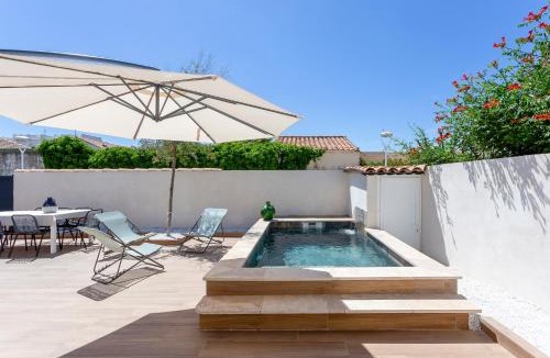 Carnon-Plage Villa | Chez Misha - Sublime maison climatisée à 100m des plages de Carnon