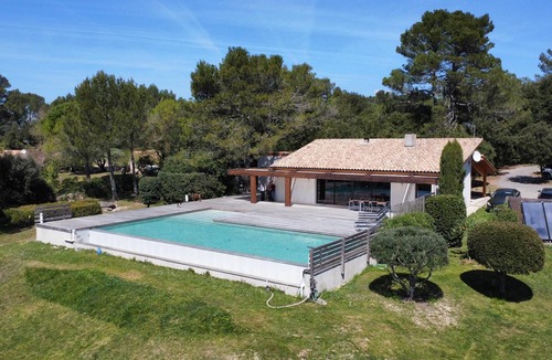 Ventenac-Cabardes House | Contemporary architect villa standing large swimming pool, view 7 km Carcassonne