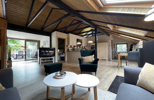 Gartow House | Cozy Danish wooden house with pellet stove and large garden