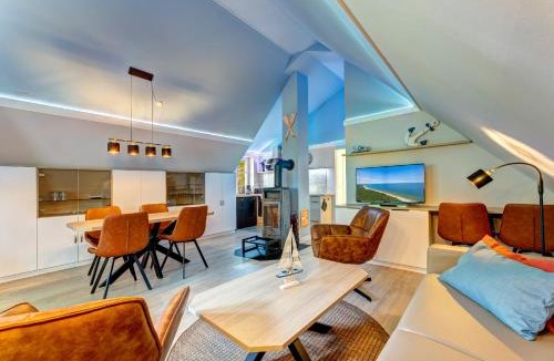 Ueckeritz Apartment | Dünenhäuser Ückeritz UnserUsedomDe FeWo ca80qm mit privater Sauna und Kamin Parkplatz direkt am Strand 8I3
