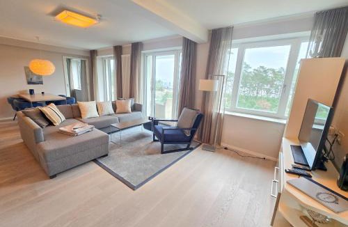 Binz Apartment | Dünenresidenz Prora - Ferienwohnung mit Meerblick, 2 Schlafzimmern und Balkon NP-304