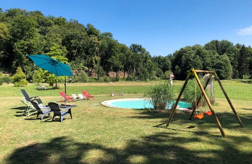 Rollainville Villa | Domaine 'Gîte De L'Abbaye' with Private Pool, Private Terrace and Wi-Fi
