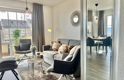 Wassersleben Apartment | fewo1846 - Strandresidenz Wassersleben KuestenNest - luxuriöses Studioapartment mit Balkon und Meerblick