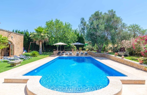 Cas Concos Villa | FINCA ES PORRASSAR - Villa with private pool in Cas Concos - Felanitx. Free WiFi