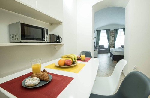 Prague 1 Apartment | Four bed studio apartment in ground floor with bathroom and kitchen