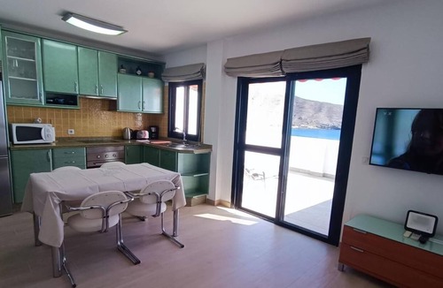 Gran Tarajal Apartment | Front line beach penthouse with spectacular views