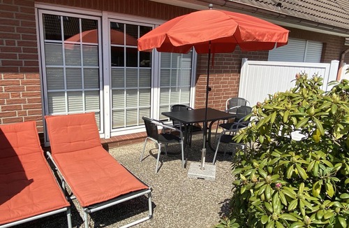 Duhnen Apartment | Häfchenweg 12a Apartment Ebbe (4), non-smoking, WiFi, terrace, perch basket on the beach (seasonal)
