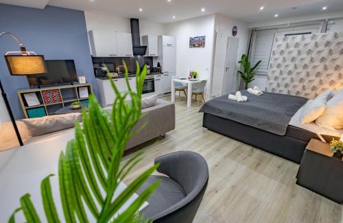 Wolfsburg Apartment | HANNIBAL - Design Studio-Apartment Tulpe 9, Parkplatz, Küche, HighSpeed-WLAN