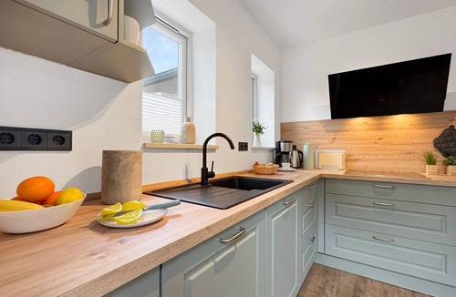 Dahme Apartment | Haus Hygge - with sauna and fireplace 1700 - Haus Hygge Am Kurpark with sauna and fireplace 1700