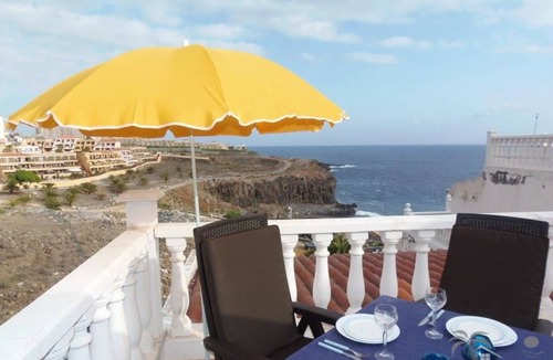 Callao Salvaje Apartment | in a dream location above the beach in Callao Salvaje terrace sea view Costa Ad
