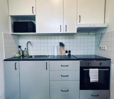 Gohlis-Mitte Apartment | Küche-Siebträgermaschine-Netflix-WIFI-Lage