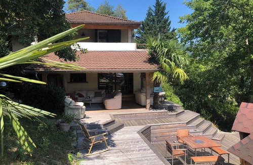 Hautecourt-Romaneche House | Le Ponton: a bohemian-style waterfront getaway just 1 hour from Lyon.