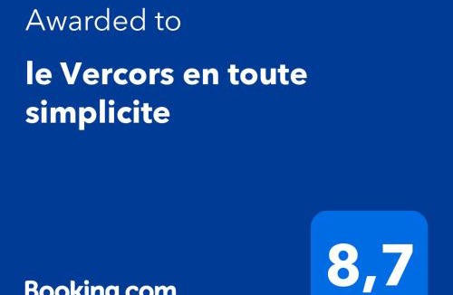 Autrans-Meaudre-en-Vercors Apartment | le Vercors en toute simplicite