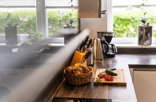Grossenbrode Apartment | Living in the first row overlooking the sea & beach chair included