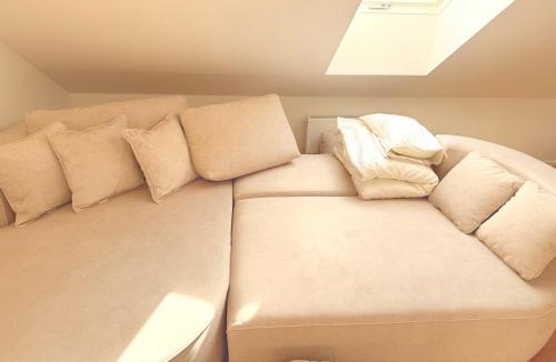 Nove Mesto Apartment | Luxury New Apartment with Balcony Steps from Wenceslas Square