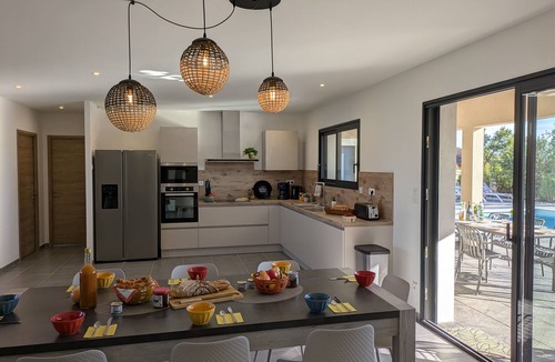 Joyeuse Villa | New Villa Floria* with Private Heated Pool in South Ardèche