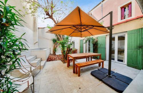 Boutonnet Apartment | NOCNOC - Le Zellige - Petite piscine et jardin en ville