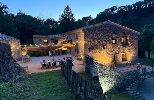 Truinas House | Old mill nestled in greenery in Drôme Provençale, hidden from view