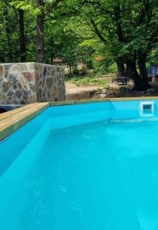 Valgorge Other | Roulotte la bleuet avec piscine