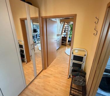 Wolnzach Apartment | Sleeping loft with balcony