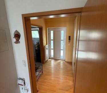 Wolnzach Apartment | Sleeping loft with balcony