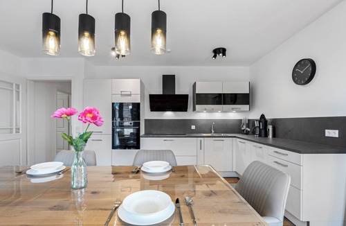 Rosenhagen Apartment | Strandhafer Rosenhagen - modern, maisonette, fitness area, flooded with light