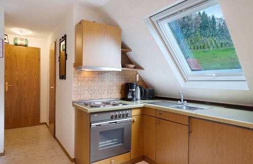 Oberharmersbach Apartment | Studio 7 with Mountain View, Barbecue Area and Wi-Fi