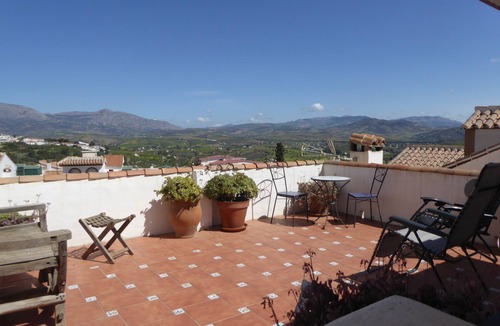 Alora House | Stylish townhouse with superb views, elegant courtyard, pool and large terraces