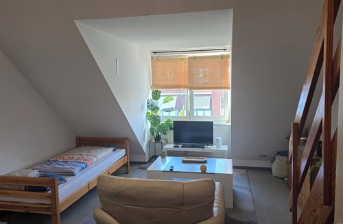 Lubeck City Centre Apartment | Trave Studio with gallery - 24/7 check-in