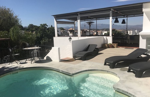 Alhaurin el Grande House | Typical white Andalusian house in the heart of PUEBLO, with swimming pool and jacuzzi