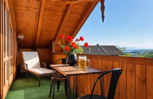 Bad Endorf Apartment | Vacation apartment 7, 43 sqm, spacious studio on the top floor with loggia