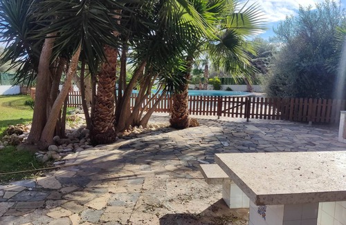 Vinaros Villa | Villa Carlos, Primera Linea DE MAR CON Piscina Y Jardin