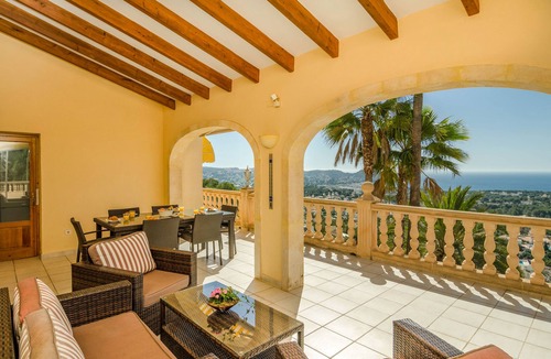 Benimeit Villa | Villa Don Ernesto in Moraira with private pool panoramic views of the sea WIFI