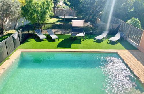 Saint-Chamas Villa | Villa Soleïa - Jardin, CLIM, 3 chambres, 8 personnes