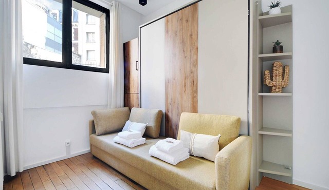 Authentic studio - 2P - Plaine-Monceau