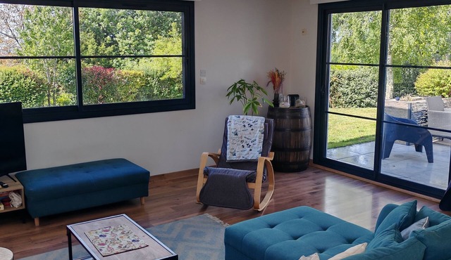 Marine & Guillaume's house, in a peaceful setting on the edge of the forest
