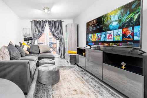 Middle Meadow 2 bedroom Modern Apartment Sleeps 3 Contractors Families
