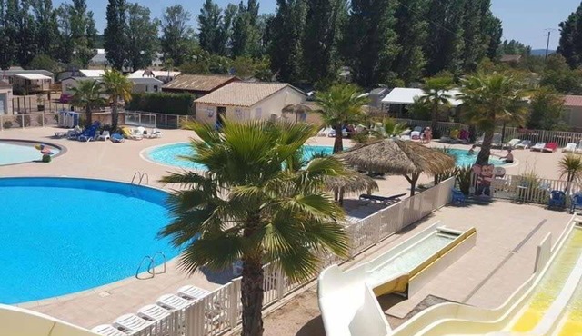 Nice mobil home with pool