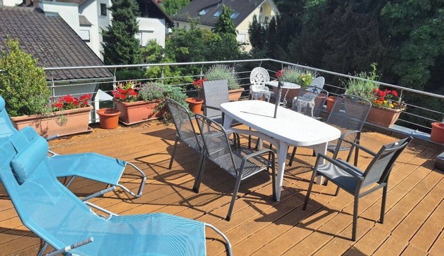 Sunny apartment with big sundeck