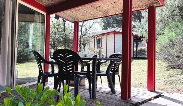 Uxmal Standard 3-room Chalet for 4 people, air-conditioned - TV